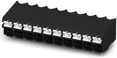 PHOENIX CONTACT SPT-SMD 1,5/10-H-3,5 R72 Leiterplattenklemme, 1.5mm² Nennquerschnitt, 10 Anschlüsse, SPT 1,5/..-H-SMD Artikelfamilie, 3.5mm Rastermaß, Schwarz, 300 Stück PHOENIX CONTACT SPT-SMD 1,5/10-H-3,5 R72 Leiterplattenklemme, 1.5mm² Nennquerschnitt, 10 Anschlüsse, SPT 1,5/..-H-SMD Artikelfamilie, 3.5mm Rastermaß, Schwarz, 300 Stück von PHOENIX CONTACT