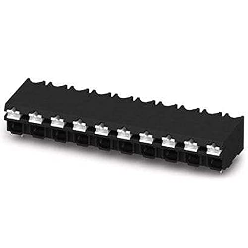 PHOENIX CONTACT SPT-SMD 1,5/9-H-5,08 R88 Leiterplattenklemme, 1.5mm² Nennquerschnitt, 9 Anschlüsse, SPT 1,5/..-H-SMD Artikelfamilie, 5.08mm Rastermaß, Schwarz, 300 Stück PHOENIX CONTACT SPT-SMD 1,5/9-H-5,08 R88 Leiterplattenklemme, 1.5mm² Nennquerschnitt, 9 Anschlüsse, SPT 1,5/..-H-SMD Artikelfamilie, 5.08mm Rastermaß, Schwarz, 300 Stück von PHOENIX CONTACT