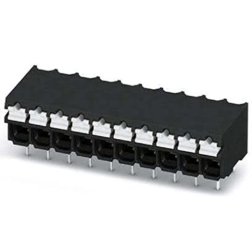 PHOENIX CONTACT SPT-THR 1,5/12-H-3,5 P20 R72 Leiterplattenklemme, 1.5mm² Nennquerschnitt, 12 Anschlüsse, SPT 1,5/..-H-THR Artikelfamilie, 3.5mm Rastermaß, 2mm Pinlänge, Schwarz, 250 Stück PHOENIX CONTACT SPT-THR 1,5/12-H-3,5 P20 R72 Leiterplattenklemme, 1.5mm² Nennquerschnitt, 12 Anschlüsse, SPT 1,5/..-H-THR Artikelfamilie, 3.5mm Rastermaß, 2mm Pinlänge, Schwarz, 250 Stück von PHOENIX CONTACT