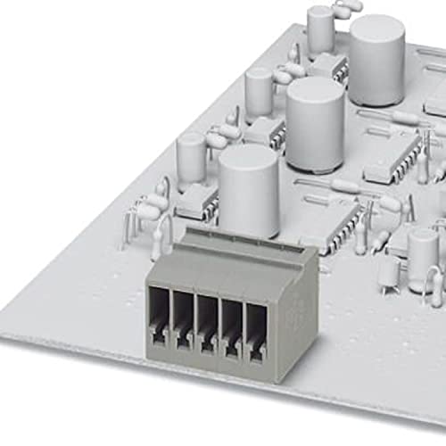 PHOENIX CONTACT ST 2,5-PCB/11-G-5,2 Leiterplattengrundleiste, 11 Polzahl, ST 2,5-PCB/..-G Artikelfamilie, 5.2 mm Rastermaß, Grau, 50 Stück von PHOENIX CONTACT