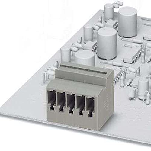 PHOENIX CONTACT ST 4-PCB/9-G-6,2 Leiterplattengrundleiste, 9 Polzahl, ST 4-PCB/..-G Artikelfamilie, 6.2 mm Rastermaß, Grau, 50 Stück von PHOENIX CONTACT