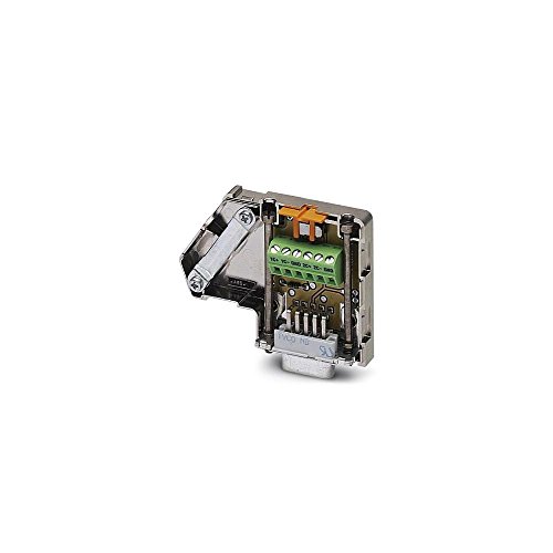 PHOENIX CONTACT SUBCON-PLUS-CAN D-SUB-Busstecker, 9 Polzahl, Zwei Kabelzuführungen unter 35° auf Eine Klemmreihe von PHOENIX CONTACT