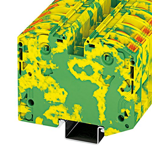 PHOENIX CONTACT Schutzleiter-Reihenklemme PTPOWER 35-PE, 10 Stück, 3212066 von PHOENIX CONTACT