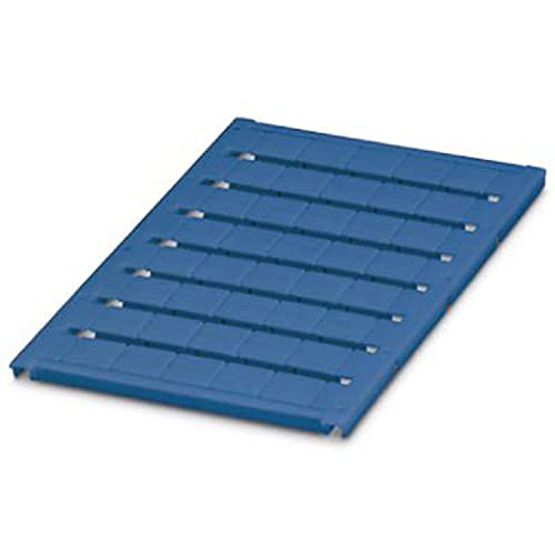 PHOENIX CONTACT UC-TM 12 BU Marker für Klemmen, 15.45mm x 10.5 mm Schriftfeldgröße, 40 Einzelschilder, Blau, 10 Stück PHOENIX CONTACT UC-TM 12 BU Marker für Klemmen, 15.45mm x 10.5 mm Schriftfeldgröße, 40 Einzelschilder, Blau, 10 Stück von PHOENIX CONTACT