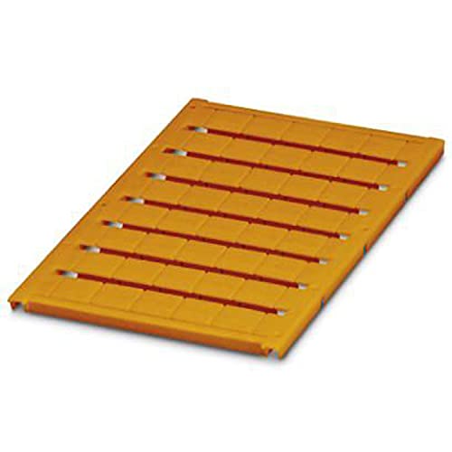 PHOENIX CONTACT UC-TM 12 OG Marker für Klemmen, 11.45mm x 10.5 mm Schriftfeldgröße, 40 Einzelschilder, Orange, 10 Stück PHOENIX CONTACT UC-TM 12 OG Marker für Klemmen, 11.45mm x 10.5 mm Schriftfeldgröße, 40 Einzelschilder, Orange, 10 Stück von PHOENIX CONTACT