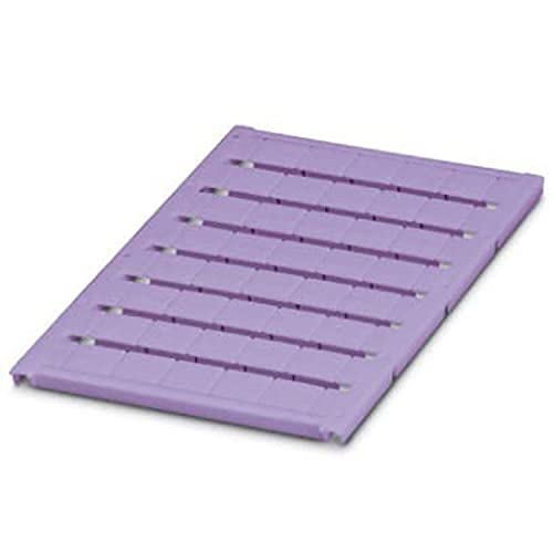 PHOENIX CONTACT UC-TM 12 VT Marker für Klemmen, 12mm Klemmenbreite, 11.45mm x 10.5 mm Schriftfeldgröße, Violett, 10 Stück PHOENIX CONTACT UC-TM 12 VT Marker für Klemmen, 12mm Klemmenbreite, 11.45mm x 10.5 mm Schriftfeldgröße, Violett, 10 Stück von PHOENIX CONTACT