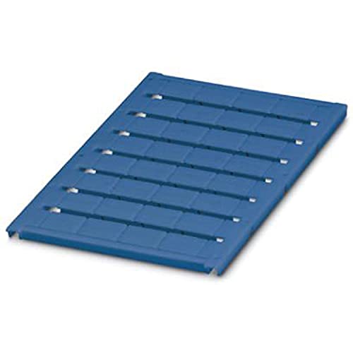 PHOENIX CONTACT UC-TM 16 BU Marker für Klemmen, 15.45mm x 10.5 mm Schriftfeldgröße, 32 Einzelschilder, Blau, 10 Stück PHOENIX CONTACT UC-TM 16 BU Marker für Klemmen, 15.45mm x 10.5 mm Schriftfeldgröße, 32 Einzelschilder, Blau, 10 Stück von PHOENIX CONTACT