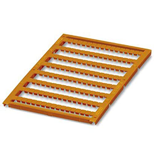 PHOENIX CONTACT UC1-TMF 4 OG Marker für Klemmen, 4 mm für Klemmenbreite, 3.45mm x 5.2mm Schriftfeldgröße, 120 Einzelschilder, Orange, 10 Stück PHOENIX CONTACT UC1-TMF 4 OG Marker für Klemmen, 4 mm für Klemmenbreite, 3.45mm x 5.2mm Schriftfeldgröße, 120 Einzelschilder, Orange, 10 Stück von PHOENIX CONTACT