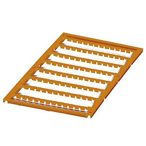 PHOENIX CONTACT UC1-TMF 5 OG Marker für Klemmen, 5mm für Klemmenbreite, 4.45mm x 5.2mm Schriftfeldgröße, 96 Einzelschilder, Orange, 10 Stück PHOENIX CONTACT UC1-TMF 5 OG Marker für Klemmen, 5mm für Klemmenbreite, 4.45mm x 5.2mm Schriftfeldgröße, 96 Einzelschilder, Orange, 10 Stück von PHOENIX CONTACT