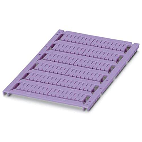 PHOENIX CONTACT UCT-TM 3.5 VT Marker für Klemmen, 3.5mm Klemmenbreite, 2.95mm x 10.5 mm Schriftfeldgröße, 102 Einzelschilder, Violett, 10 Stück PHOENIX CONTACT UCT-TM 3.5 VT Marker für Klemmen, 3.5mm Klemmenbreite, 2.95mm x 10.5 mm Schriftfeldgröße, 102 Einzelschilder, Violett, 10 Stück von PHOENIX CONTACT