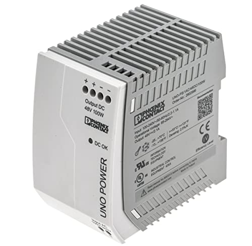 Phoenix Contact UNO-PS/1AC/48DC/100W Switch-Mode DIN-Schienen Netzteil 100W, 85 → 264V ac, 48V dc / 2.1A von PHOENIX CONTACT