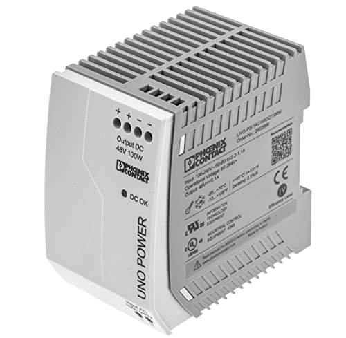 Phoenix Contact UNO-PS/1AC/48DC/100W -Phasen Getaktet DIN-Schienen Netzteil 100W, 85 → 264V ac, 48V dc / 2.1A Phoenix Contact UNO-PS/1AC/48DC/100W -Phasen Getaktet DIN-Schienen Netzteil 100W, 85 → 264V ac, 48V dc / 2.1A von PHOENIX CONTACT