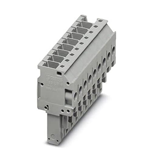 PHOENIX CONTACT UP 4/9 Stecker, Schraubanschluss, 9 Polzahl, 0.2 mm²- 6 mm² Querschnitt, 24 - 10 AWG, 55.8 mm Breite, Grau, 25 Stück von PHOENIX CONTACT