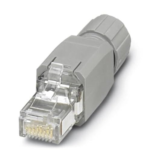 Phoenix Safe Contact VS-PN-RJ45-5-Q/IP20 RJ45-Steckverbinder, Schutzart IP20, 4 Polzahl, Anschlussart IDC-Schnellanschluss, Verkehrsgrau, 1658435 von Phoenix