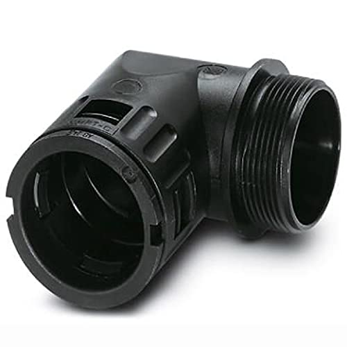 PHOENIX CONTACT WP-GA HF IP66 PG29 BK Kabelverschraubung, Schutzart IP66, Abgewinkelt, Gewinde PG29, Schwarz, 10 Stück von PHOENIX CONTACT