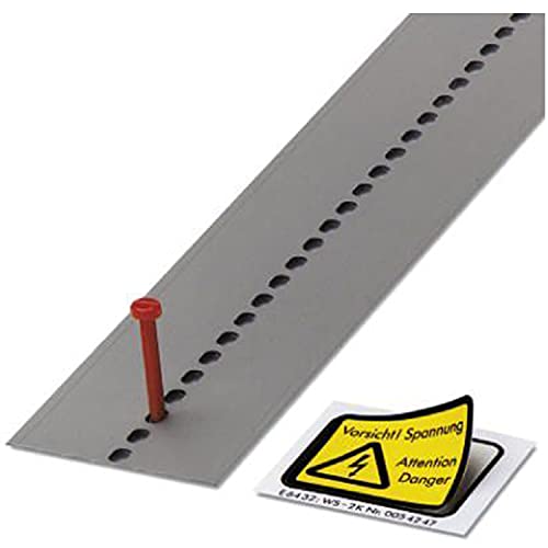 PHOENIX CONTACT WS/BK-SET Warnschild-Set für Klemmenleisten-Abdeckungen über Beliebig Viele Klemmen, 1m Bestehend Gelochtem Kunststoffband, 41mm Breite, 0.8 mm Materialdicke, Gelb PHOENIX CONTACT WS/BK-SET Warnschild-Set für Klemmenleisten-Abdeckungen über Beliebig Viele Klemmen, 1m Bestehend Gelochtem Kunststoffband, 41mm Breite, 0.8 mm Materialdicke, Gelb von PHOENIX CONTACT