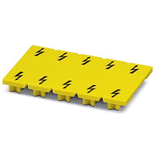 PHOENIX CONTACT WS UT 4 Warnschild für UT-Klemmenblock, Gelb, 10 Stück von PHOENIX CONTACT