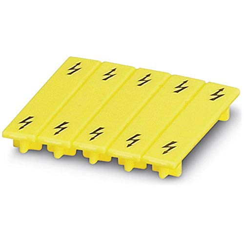 PHOENIX CONTACT WS UT 6 Warnschild für UT-Klemmenblock, Gelb, 10 Stück von PHOENIX CONTACT