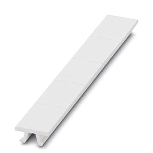 PHOENIX CONTACT ZB 16.3:UNPRINTED Zackband Streifen, 16.3mm für Klemmenbreite, 10.5 mm x 16.25mm Schriftfeldgröße, 5 Einzelschilder, Weiß, 10 Stück PHOENIX CONTACT ZB 16.3:UNPRINTED Zackband Streifen, 16.3mm für Klemmenbreite, 10.5 mm x 16.25mm Schriftfeldgröße, 5 Einzelschilder, Weiß, 10 Stück von PHOENIX CONTACT