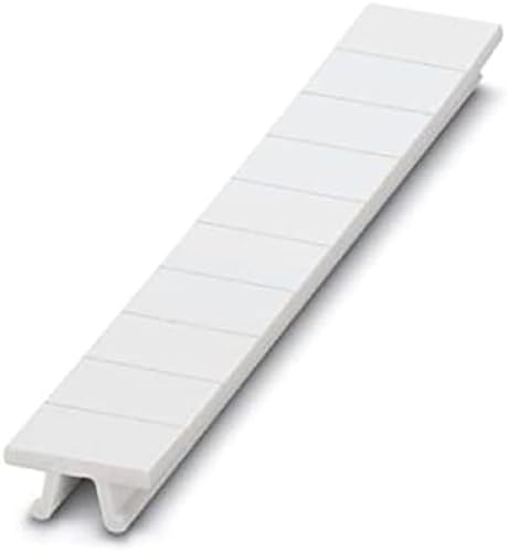 PHOENIX CONTACT ZB 7.62:UNBEDRUCKT Zackband, Plotmark, Cms-p1-Plotter Beschriftbar mit Verrasten in Hoher Schildchennut Montageart, 7.62mm für Klemmenbreite, 10.5mm x 7.5mm Schriftfeldgröße, 10 Stück von PHOENIX CONTACT