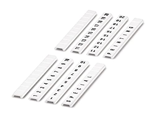 Phoenix Contact ZBF 5/WH-100:UNBEDRUCKT Zack-Streifen, Packung a 100 Stück von PHOENIX CONTACT