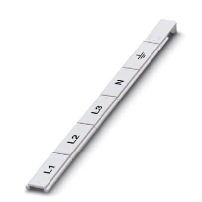 PHOENIX CONTACT ZBN 18,LGS:L1-N,ERDE Markierung für Klemmenblockbreite von 18mm, Beschriftet, Horizontal, Weiß, 10 Stück von PHOENIX CONTACT