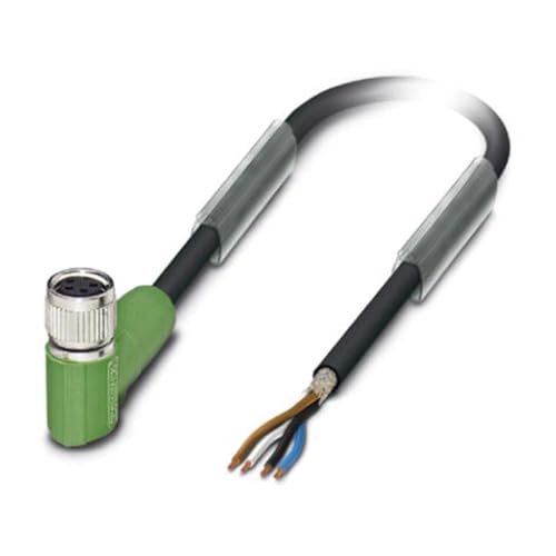 Phoenix 1521999 10 m schwarz, grau-Kabel Signal – Kabel-Signal (10 m, M8, schwarz, grau) von PHOENIX CONTACT