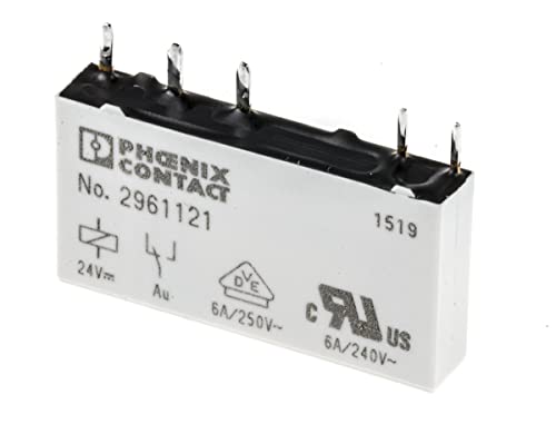 Phoenix Contact 2961121 REL-MR- 24DC/21AU Monostabiles Relais, 24V dc Spule, 1-poliger Wechsler von PHOENIX CONTACT