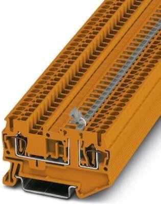 Phoenix Contact 5-MT, ST 2 Reihenklemme Orange, 0.08 → 4mm², 400 V / 20A, Packung a 50 Stück von PHOENIX CONTACT