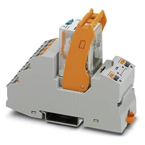 Phoenix Contact CONTACT RIF-2-RPT-LDP-24DC/4X21 Vormontiertes Relaismodul mit Relaissockel, Leistungskontaktrelais & Haltebügel, 4 Wechsler Kontaktausführung, 24 V DC Eingangsspannung, 10 Stück Phoenix Contact CONTACT RIF-2-RPT-LDP-24DC/4X21 Vormontiertes Relaismodul mit Relaissockel, Leistungskontaktrelais & Haltebügel, 4 Wechsler Kontaktausführung, 24 V DC Eingangsspannung, 10 Stück von PHOENIX CONTACT