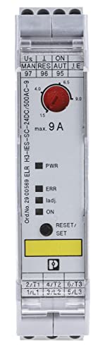 PHOENIX CONTACT ELR H3-IES-SC-24DC/500AC-9 Hybrid Motorstarter zum Starten von 3 AC-Motoren bis 500V AC und 9A Ausgangsstrom von PHOENIX CONTACT
