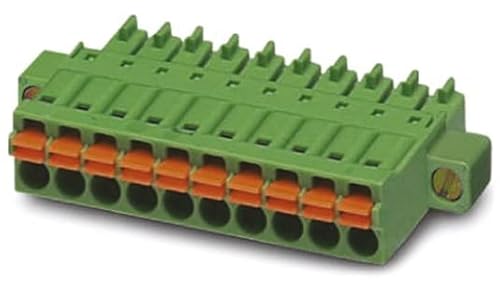 Phoenix Contact FMC 1.5/3-STF-3.81 Steckbarer Klemmenblock Steckverbinder 3-Kontakte 3.81mm-Raster Gerade, Packung a 50 Stück von PHOENIX CONTACT