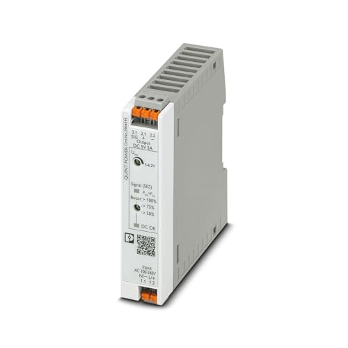Phoenix Contact Getaktet DIN-Schienen Netzteil, 110 → 250 V ac / 110 → 250V dc, 5V dc / 5A Phoenix Contact Getaktet DIN-Schienen Netzteil, 110 → 250 V ac / 110 → 250V dc, 5V dc / 5A von PHOENIX CONTACT