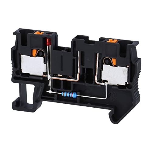 Phoenix Contact PT 4-FSI/F-LED 12 Reihenklemme mit Sicherungshalter Einfach Schwarz, 12 V / 10A, Einstecken von PHOENIX CONTACT