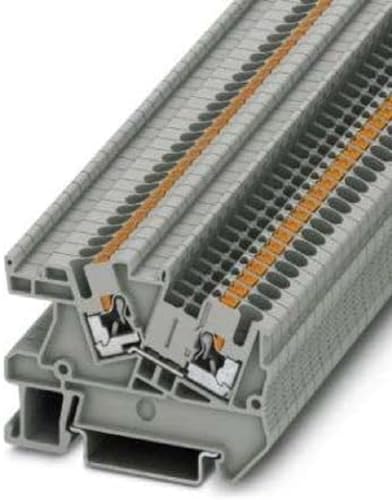 Phoenix Contact PTI Verbindungsklemme, Klemmanschluss 2-polig 26 → 12 AWG / 24A, Packung a 50 Stück von PHOENIX CONTACT