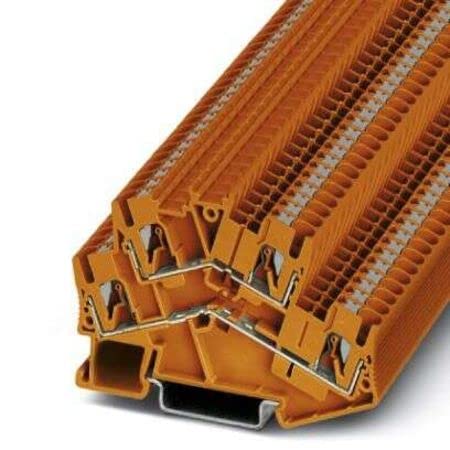 Phoenix Contact PTTBS 2.5 OG Doppelstock Reihenklemmen Orange, 0.14 → 4mm², 500 V / 24A, Packung a 50 Stück von PHOENIX CONTACT