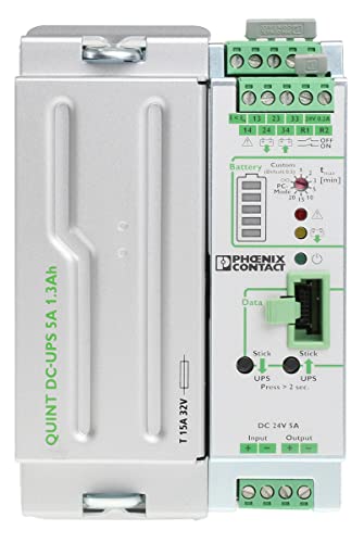 Phoenix Contact QUINT-UPS DIN-Schienen USV Stromversorgung 120W, 18 → 30V dc / 9.3A Phoenix Contact QUINT-UPS DIN-Schienen USV Stromversorgung 120W, 18 → 30V dc / 9.3A von PHOENIX CONTACT
