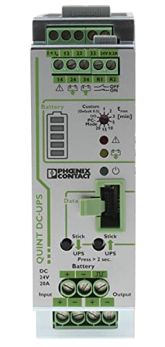 Phoenix Contact QUINT-UPS DIN-Schienen USV Stromversorgung 480W, 24V dc / 20A von PHOENIX CONTACT