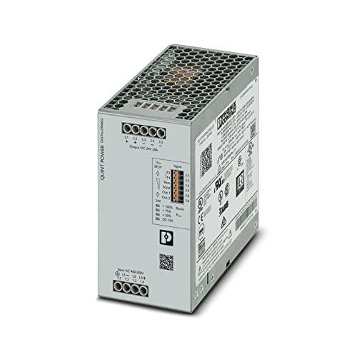 Phoenix Contact QUINT4-PS/3AC/24DC/20 3-Phasen Getaktet DIN-Schienen Netzteil 480W, 400V ac, 24V dc / 20A Phoenix Contact QUINT4-PS/3AC/24DC/20 3-Phasen Getaktet DIN-Schienen Netzteil 480W, 400V ac, 24V dc / 20A von PHOENIX CONTACT