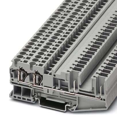 Phoenix Contact ST 4-QUATTRO Reihenklemme Grau, 0.08 → 6mm², 800 V / 32A, Packung a 50 Stück von PHOENIX CONTACT