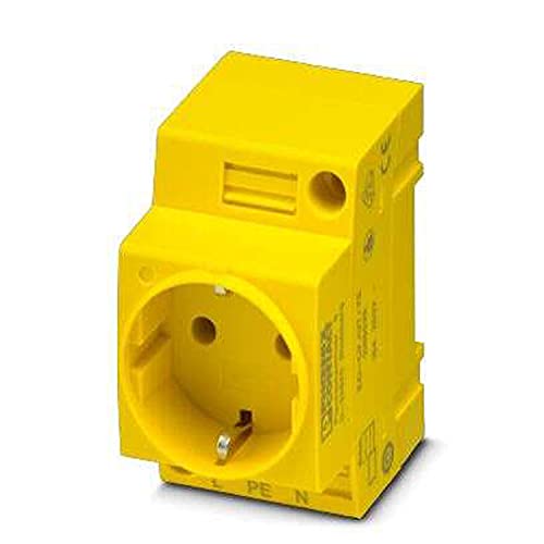 Phoenix Contact Steckdose DIN-Schienen-Montage 1-fach Innenbereich Gelb / 16A, Packung a 5 Stück Phoenix Contact Steckdose DIN-Schienen-Montage 1-fach Innenbereich Gelb / 16A, Packung a 5 Stück von PHOENIX CONTACT