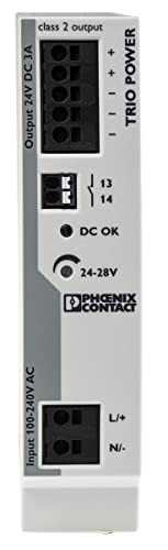 Phoenix Contact TRIO-PS-2G/1AC/24DC/3/C2LPS -Phasen 2-Kanal Getaktet DIN-Schienen Netzteil 72W, 85 → 264V ac, von PHOENIX CONTACT