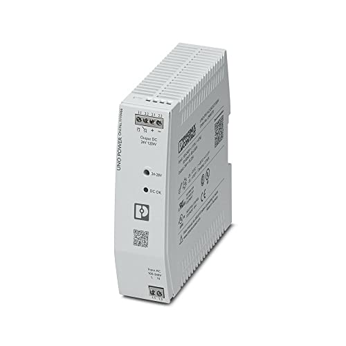 Phoenix Contact UNO POWER Getaktet Netzteil 120W, 100 → 240V ac, 24V dc / 5A von PHOENIX CONTACT