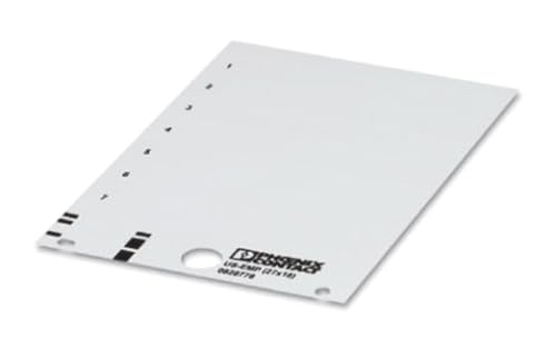 Phoenix Contact US-EMP (20X9) Anschlussklemmenblockmarkierung, Packung a 10 Stück von PHOENIX CONTACT