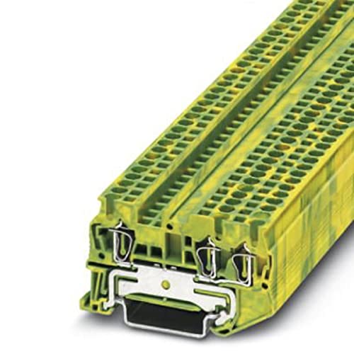 Phoenix Safe Contact PHOE 3-Leiter-Durchgangsklemme ST 2,5-Twin PE grün-gelb, 50 Stück von PHOENIX CONTACT