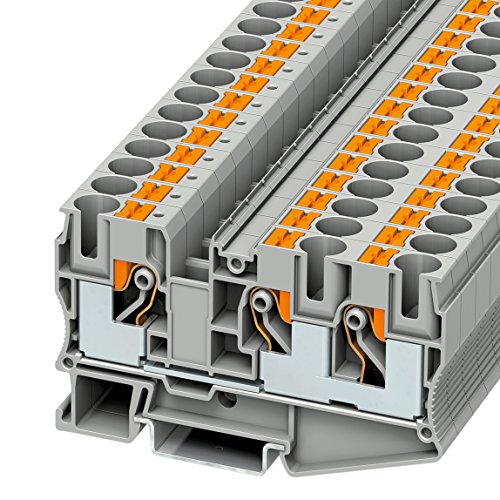 Phoenix Contact PT 10 Reihenklemme Grau, 16mm², 1 kV / 57A, Packung a 50 Stück Phoenix Contact PT 10 Reihenklemme Grau, 16mm², 1 kV / 57A, Packung a 50 Stück von PHOENIX CONTACT