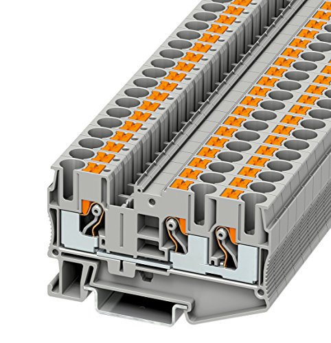 Phoenix Contact PT 6 Reihenklemme Grau, 10mm², 1 kV / 41A, Packung a 50 Stück von PHOENIX CONTACT