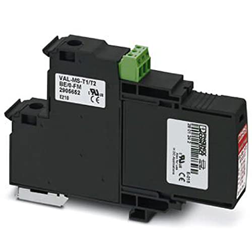 VAL-MS-T1/T2 48/12.5/O-FM Universeller Varistor-basierter Plug-in-Blitz-/Überspannungsableiter für 1-Phasen-Stromversorgungsnetze mit Gemeinsamem N & PE (2-Leiter-System: L1, PEN), 12 Stück von PHOENIX CONTACT