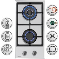 Phönix Domino-GW Gaskochfeld Weiß Glas 2 flammig Autark Propan /H-Gas Phönix Domino-GW Gaskochfeld Weiß Glas 2 flammig Autark Propan /H-Gas von PHÖNIX GERMANY