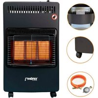 Phönix Keramik Gasheizung 4,2KW Heizstrahler Gasheizofen ods faltbar von PHÖNIX GERMANY